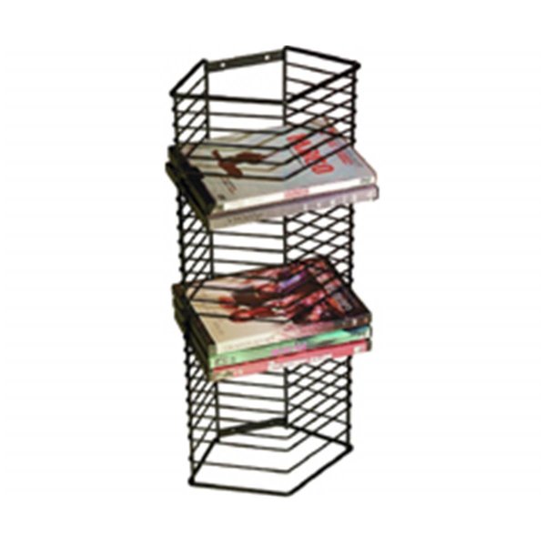 Evolve Onyx Black Wire DVD Rack EV59239